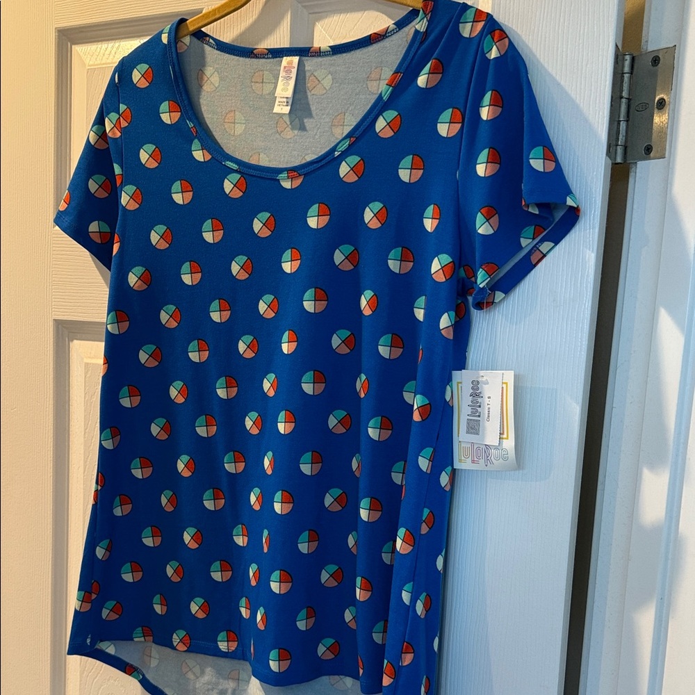 LuLaRoe Geometric Patterned Classic Tee
